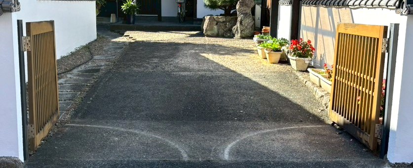 久留米市　Z様邸　木扉塗装　着工3　